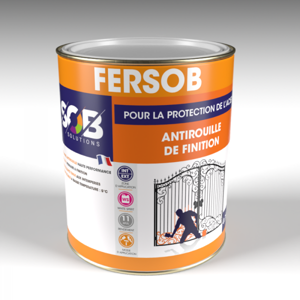 Peinture epoxy bi-composant brillante pour la protection et la